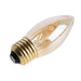 SATCO/NUVO 3.5W LED C11 Medium E26 Base 2000K 300Lm Clear Glass Amber Coil Filament Dimmable 90 CRI 120V (S14222)