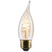 SATCO/NUVO 5.5W LED CA11 Medium E26 Base 2000K 500Lm Clear Glass Amber Coil Filament Dimmable 90 CRI 120V (S14225)