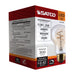 SATCO/NUVO 3.5W LED A19 Medium E26 Base 2000K 300Lm Clear Glass Amber Coil Filament Dimmable 90 CRI 120V (S14226)