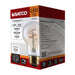 SATCO/NUVO 3.5W LED A19 Medium E26 Base 2000K 300Lm Clear Glass Amber Coil Filament Dimmable 90 CRI 120V (S14226)