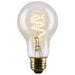 SATCO/NUVO 5.5W LED A19 Medium E26 Base 2000K 500Lm Clear Glass Amber Coil Filament Dimmable 90 CRI 120V (S14227)