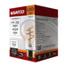 SATCO/NUVO 5.5W LED A19 Medium E26 Base 2000K 500Lm Clear Glass Amber Coil Filament Dimmable 90 CRI 120V (S14227)