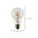 SATCO/NUVO 5.5W LED A19 Medium E26 Base 2000K 500Lm Clear Glass Amber Coil Filament Dimmable 90 CRI 120V (S14227)