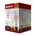 SATCO/NUVO 8W LED A19 Medium E26 Base 2000K 800Lm Clear Glass Amber Coil Filament Dimmable 90 CRI 120V (S14228)