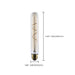 SATCO/NUVO 3.5W LED T9 Medium E26 Base 2000K 300Lm Clear Glass Amber Coil Filament Dimmable 90 CRI 120V (S14229)