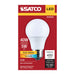 SATCO/NUVO 5W LED A19 Medium E26 Base 3000K 450Lm Plastic 80 CRI 120V 1-Pack (S14302)