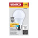SATCO/NUVO 5W LED A19 Medium E26 Base 3000K 450Lm Plastic 80 CRI 120V 1-Pack (S14302)