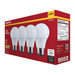 SATCO/NUVO 5W LED A19 Medium E26 Base 3000K 450Lm Plastic 80 CRI 120V 4-Pack (S14303)