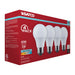 SATCO/NUVO 5W LED A19 Medium E26 Base 4000K 450Lm Plastic 80 CRI 120V 4-Pack (S14305)