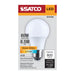 SATCO/NUVO 8.5W LED A19 Medium E26 Base 2700K 800Lm Plastic 80 CRI 120V 1-Pack (S14308)