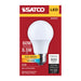 SATCO/NUVO 8.5W LED A19 Medium E26 Base 3000K 800Lm Plastic 80 CRI 120V 1-Pack (S14312)