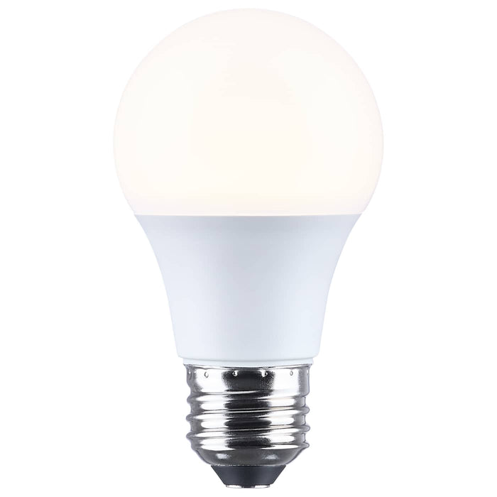 SATCO/NUVO 8.5W LED A19 Medium E26 Base 4000K 800Lm Plastic 80 CRI 120V 1-Pack (S14315)
