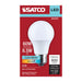 SATCO/NUVO 8.5W LED A19 Medium E26 Base 4000K 800Lm Plastic 80 CRI 120V 1-Pack (S14315)