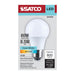SATCO/NUVO 8.5W LED A19 Medium E26 Base 4000K 800Lm Plastic 80 CRI 120V 1-Pack (S14315)