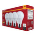 SATCO/NUVO 12W LED A19 Medium E26 Base 2700K 1100Lm Plastic 80 CRI 120V 4-Pack (S14323)