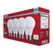 SATCO/NUVO 12W LED A19 Medium E26 Base 4000K 1100Lm Plastic 80 CRI 120V 4-Pack (S14328)