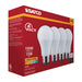 SATCO/NUVO 15W LED A19 Medium E26 Base 2700K 1600Lm Plastic 80 CRI 120V 4-Pack (S14333)
