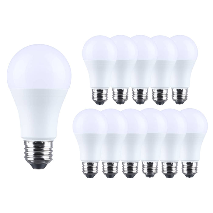 SATCO/NUVO 15W LED A19 Medium E26 Base 2700K 1600Lm Plastic 80 CRI 120V 12-Pack (S14334)