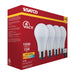 SATCO/NUVO 15W LED A19 Medium E26 Base 3000K 1600Lm Plastic 80 CRI 120V 4-Pack (S14336)