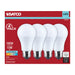 SATCO/NUVO 15W LED A19 Medium E26 Base 4000K 1600Lm Plastic 80 CRI 120V 4-Pack (S14339)