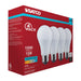 SATCO/NUVO 15W LED A19 Medium E26 Base 5000K 1600Lm Plastic 80 CRI 120V 4-Pack (S14342)