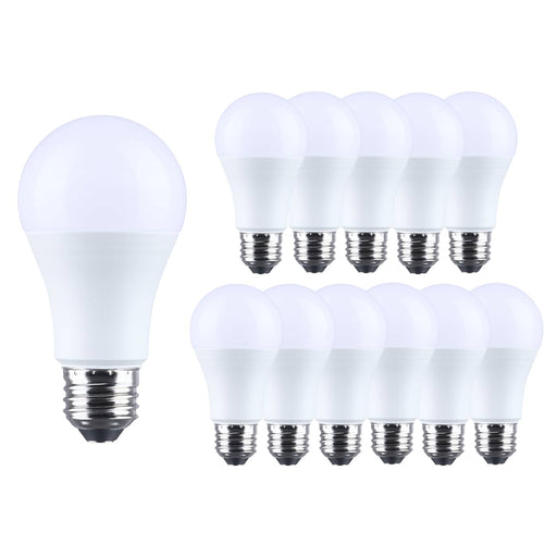 SATCO/NUVO 15W LED A19 Medium E26 Base 5000K 1600Lm Plastic 80 CRI 120V 12-Pack (S14343)