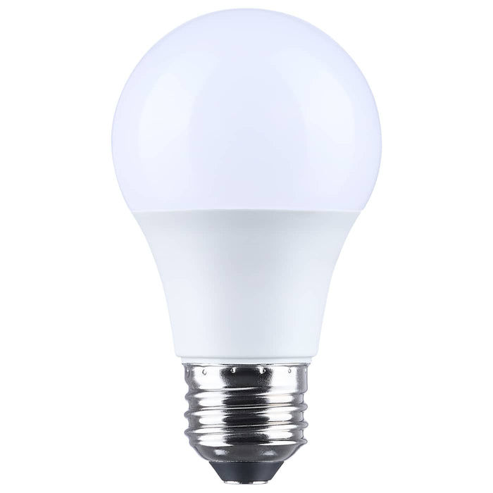 SATCO/NUVO 6.5W LED A19 Medium E26 Base 5000K 450Lm Plastic 90 CRI 120V 4-Pack (S14351)