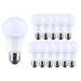 SATCO/NUVO 9.8W LED A19 Medium E26 Base 2700K 800Lm Plastic 90 CRI 120V 12-Pack (S14354)