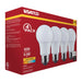 SATCO/NUVO 9.8W LED A19 Medium E26 Base 3000K 800Lm Plastic 90 CRI 120V 4-Pack (S14356)