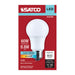 SATCO/NUVO 9.8W LED A19 Medium E26 Base 4000K 800Lm Plastic 90 CRI 120V 1-Pack (S14358)
