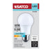 SATCO/NUVO 9.8W LED A19 Medium E26 Base 4000K 800Lm Plastic 90 CRI 120V 1-Pack (S14358)