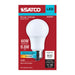 SATCO/NUVO 9.8W LED A19 Medium E26 Base 5000K 800Lm Plastic 90 CRI 120-277V 1-Pack (S14367)