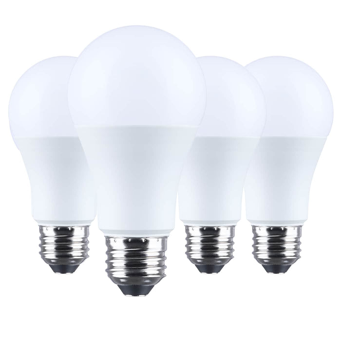 SATCO/NUVO 13.5W LED A19 Medium E26 Base 2700K 1100Lm Plastic 90 CRI 120V 4-Pack (S14369)