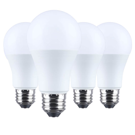 SATCO/NUVO 13.5W LED A19 Medium E26 Base 3000K 1100Lm Plastic 90 CRI 120V 4-Pack (S14371)