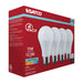 SATCO/NUVO 13.5W LED A19 Medium E26 Base 4000K 1100Lm Plastic 90 CRI 120V 4-Pack (S14373)