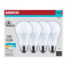 SATCO/NUVO 13.5W LED A19 Medium E26 Base 5000K 1100Lm Plastic 90 CRI 120V 4-Pack (S14375)