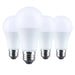 SATCO/NUVO 16.5W LED A19 Medium E26 Base 2700K 1500Lm Plastic 90 CRI 120V 4-Pack (S14376)
