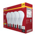 SATCO/NUVO 16.5W LED A19 Medium E26 Base 3000K 1500Lm Plastic 90 CRI 120V 4-Pack (S14378)