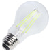 SATCO/NUVO 8W LED A19 Straight Filament Green Light Glass 800Lm 120V Non-dimmagle1-Pack (S14387)