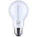SATCO/NUVO 8W LED A19 Straight Filament Blue Light Glass 800Lm 120V Non-dimmagle1-Pack (S14388)