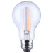 SATCO/NUVO 8W LED A19 Straight Filament Purple Light Glass 800Lm 120V Non-dimmagle1-Pack (S14389)