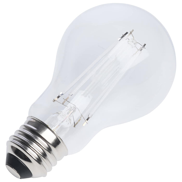 SATCO/NUVO 6W LED A19 Straight Filament Black Light Glass 120V Non-dimmagle1-Pack (S14391)