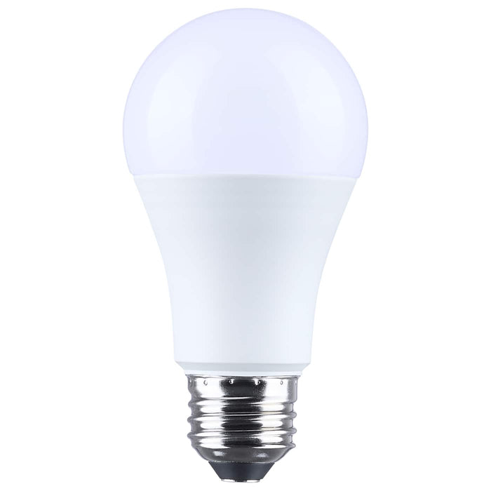 SATCO/NUVO LED A19 Three-Way Lamp 13.5W/10W/5W 5000K Lumen Selectable 1100Lm/800Lm/450Lm Medium Double Contact E26d Base Plastic 120V 1-Pack (S14395)