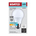 SATCO/NUVO 9W LED A19 4000K 800Lm Medium E26 Base Plastic 12-24V AC/12-34V DC 1-Pack (S14406)