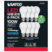 SATCO/NUVO 14W A19 LED 5000K 1500Lm Non-Dimmable E26 Base 80 CRI 8-Pack (S14463)
