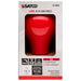 SATCO/NUVO 8W A19 LED Ceramic Red Medium Base 360 Degree Beam Spread 120V (S14984)