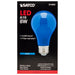 SATCO/NUVO 8W A19 LED Ceramic Blue Medium Base 360 Degree Beam Spread 120V (S14985)