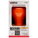 SATCO/NUVO 8W A19 LED Ceramic Orange Medium Base 360 Degree Beam Spread 120V (S14988)