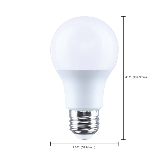 SATCO/NUVO 6W LED A19 Medium E26 Base 2700K 80 CRI Plastic, Dimmable 120V (S15130)