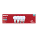 SATCO/NUVO 9.5W LED A19 Medium E26 Base 4000K 80 CRI Plastic Dimmable 120V 4-Pack (S15143)